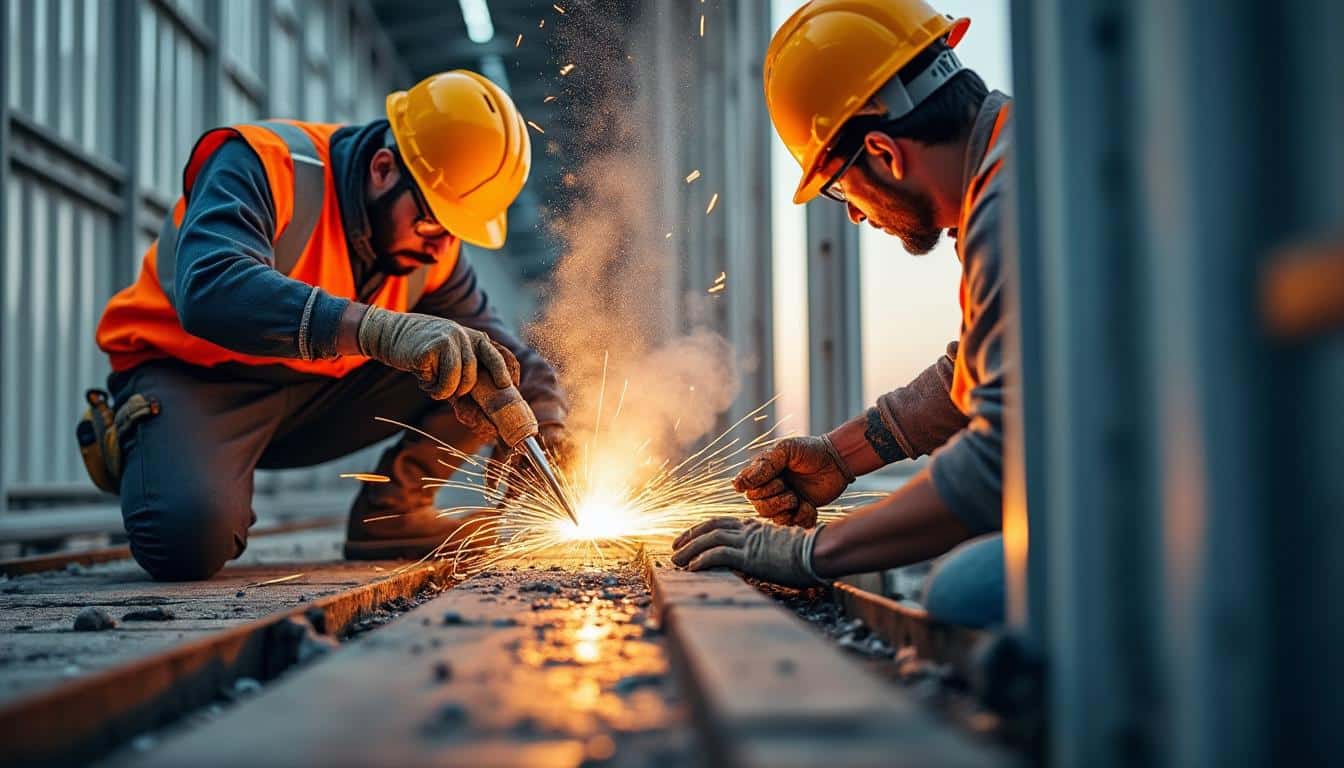 L'usage des étais de coffrage pour la sécurité des ouvriers