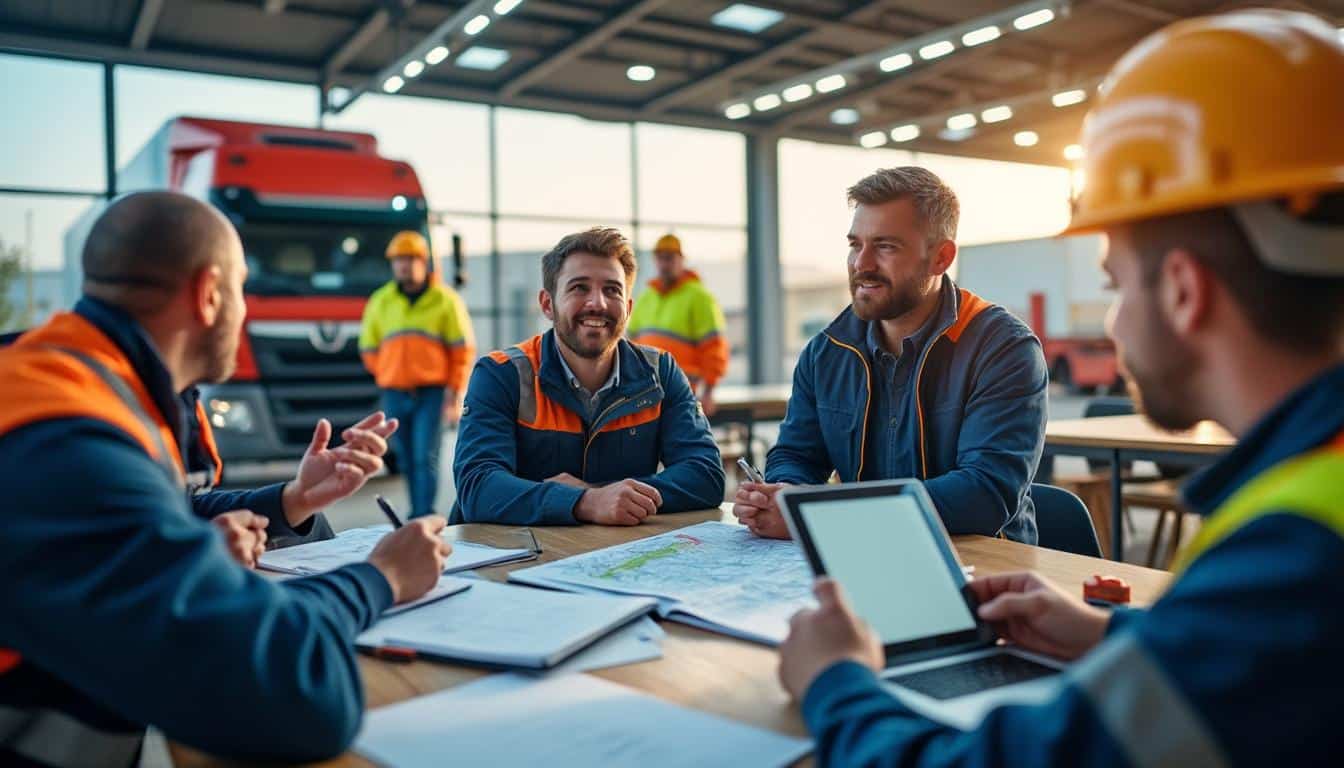 Illustration: Découvrir le rôle et l’équipe d’une entreprise de transport routier national