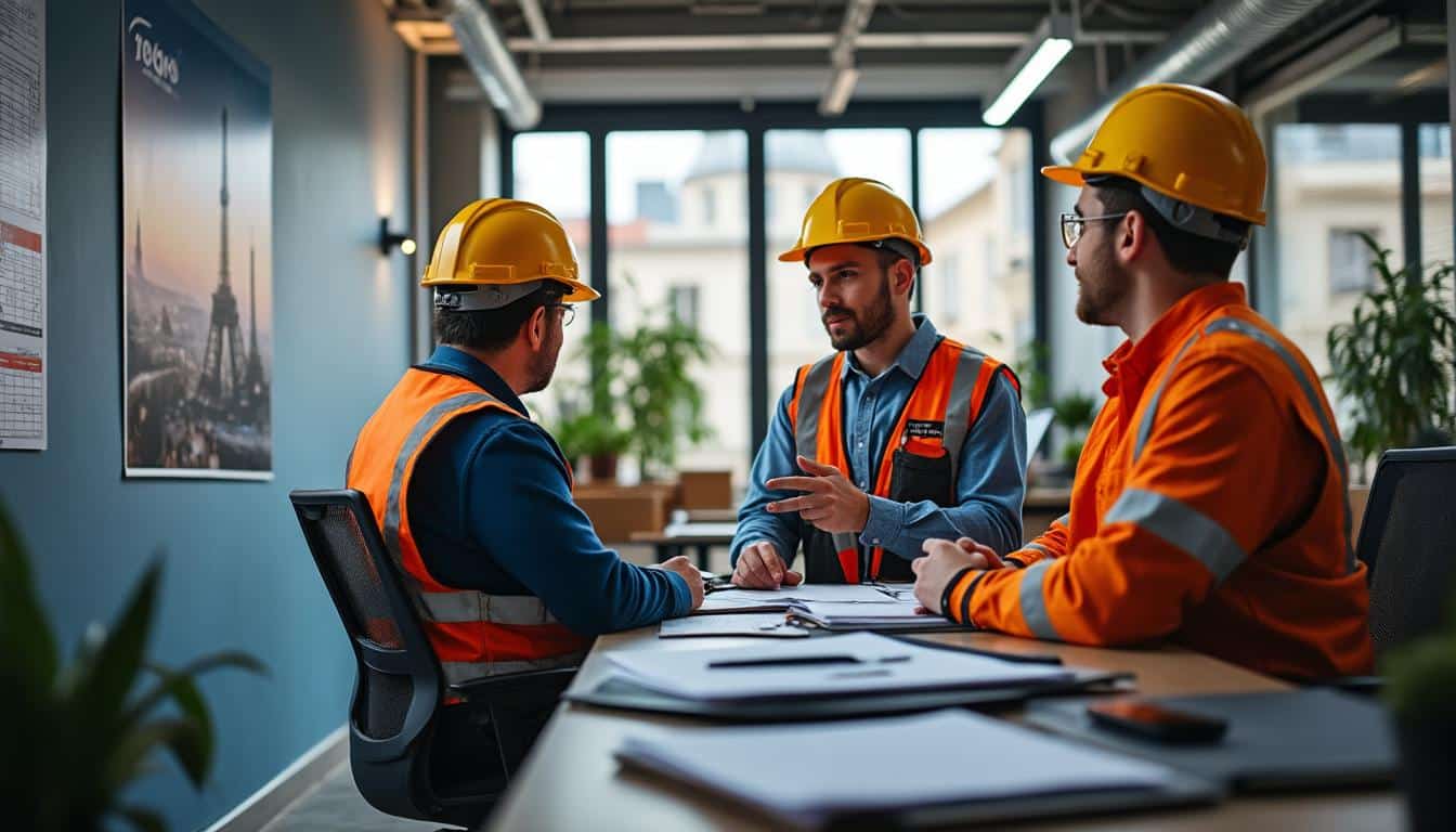 Illustration: Découvrir les acteurs clés de l’intérim dans le BTP à Paris