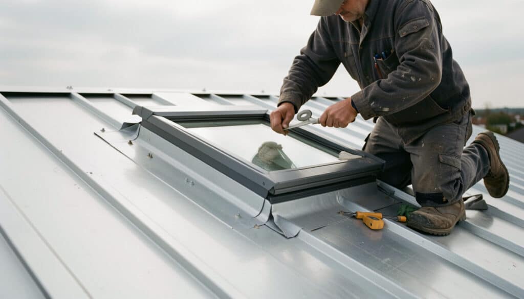 Raccord Velux sur bac acier : bien choisir et poser