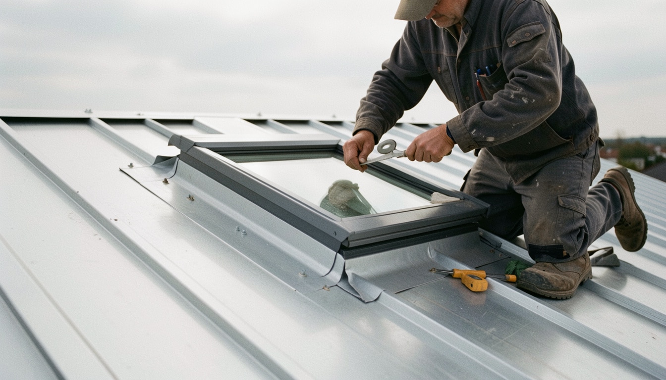 Raccord Velux sur bac acier : bien choisir et poser