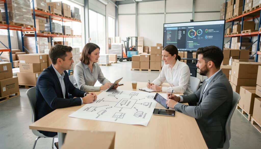 Schéma de la supply chain : clarifier les flux clés
